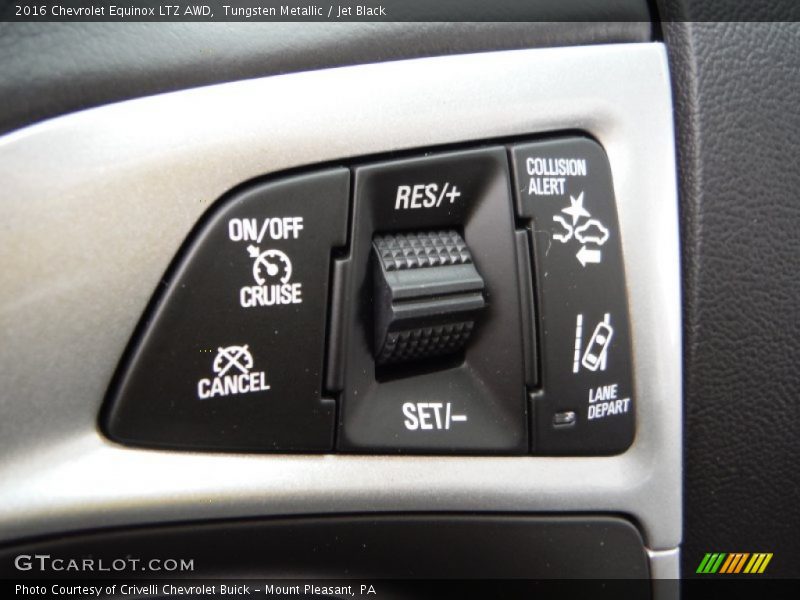 Tungsten Metallic / Jet Black 2016 Chevrolet Equinox LTZ AWD
