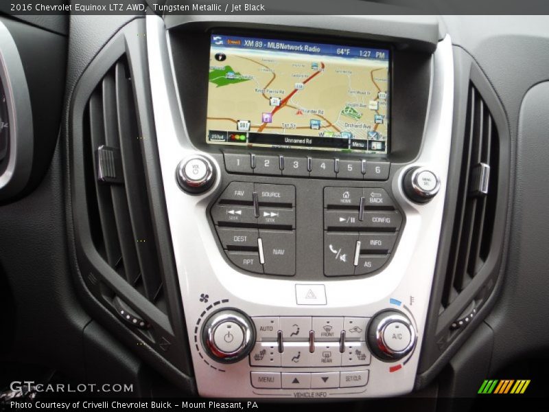 Tungsten Metallic / Jet Black 2016 Chevrolet Equinox LTZ AWD