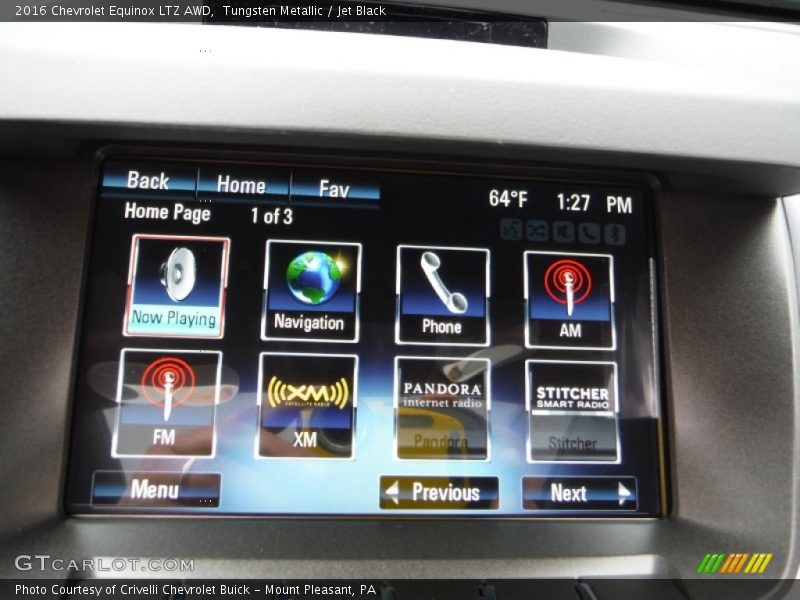 Tungsten Metallic / Jet Black 2016 Chevrolet Equinox LTZ AWD