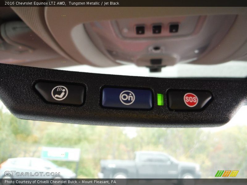 Tungsten Metallic / Jet Black 2016 Chevrolet Equinox LTZ AWD