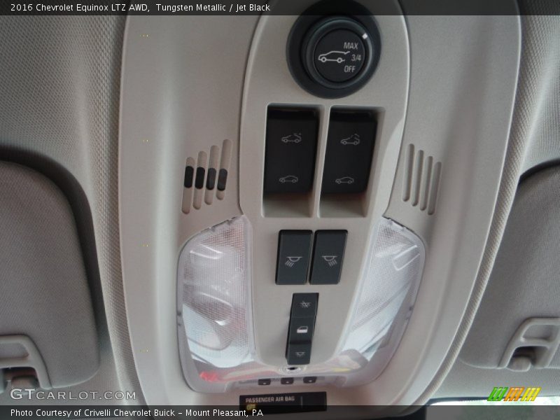 Tungsten Metallic / Jet Black 2016 Chevrolet Equinox LTZ AWD