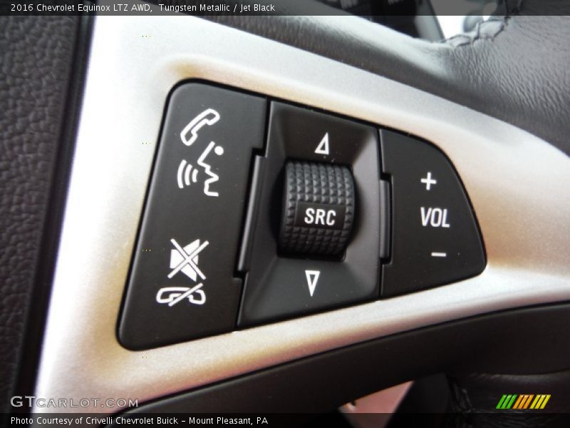 Tungsten Metallic / Jet Black 2016 Chevrolet Equinox LTZ AWD