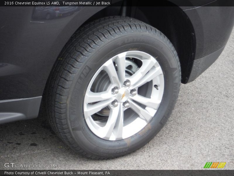 Tungsten Metallic / Jet Black 2016 Chevrolet Equinox LS AWD