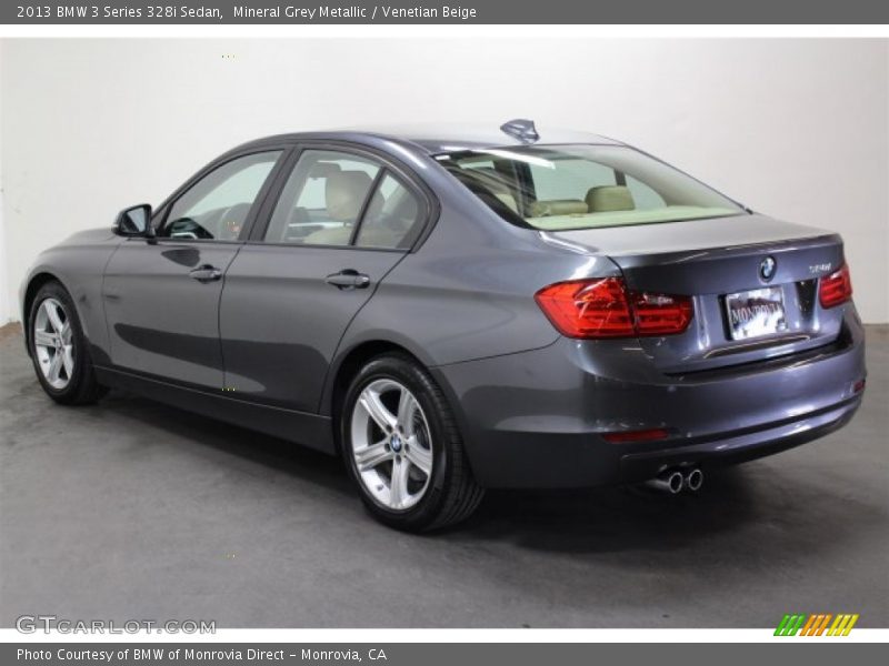 Mineral Grey Metallic / Venetian Beige 2013 BMW 3 Series 328i Sedan