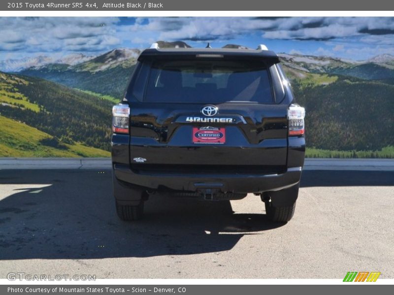 Attitude Black / Black 2015 Toyota 4Runner SR5 4x4