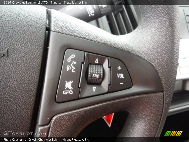 Tungsten Metallic / Jet Black 2016 Chevrolet Equinox LS AWD