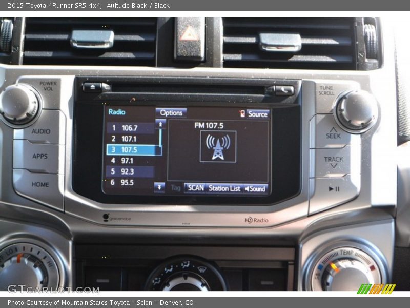 Attitude Black / Black 2015 Toyota 4Runner SR5 4x4