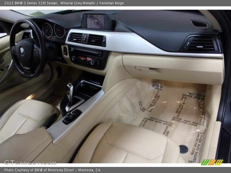 Mineral Grey Metallic / Venetian Beige 2013 BMW 3 Series 328i Sedan