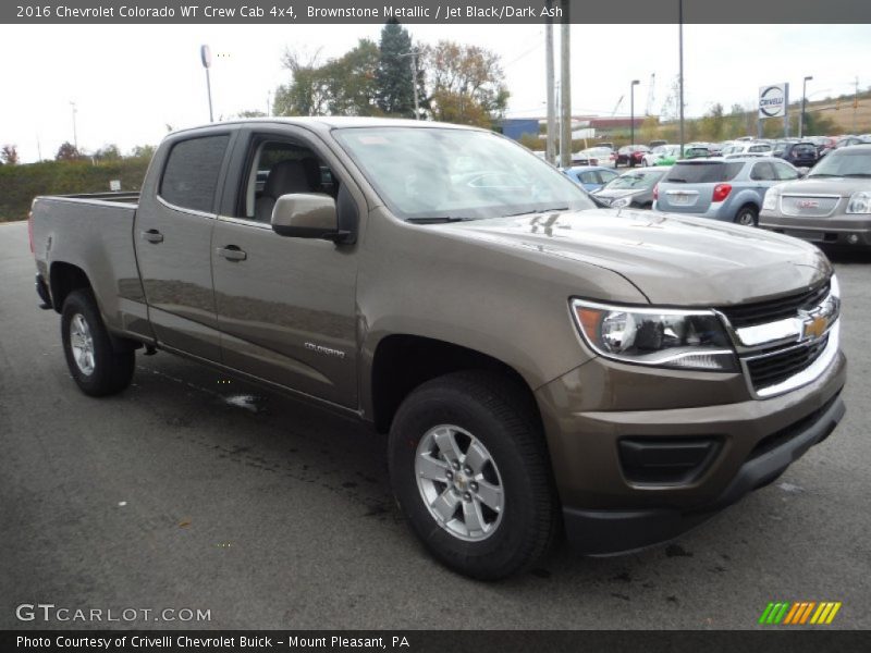 Brownstone Metallic / Jet Black/Dark Ash 2016 Chevrolet Colorado WT Crew Cab 4x4