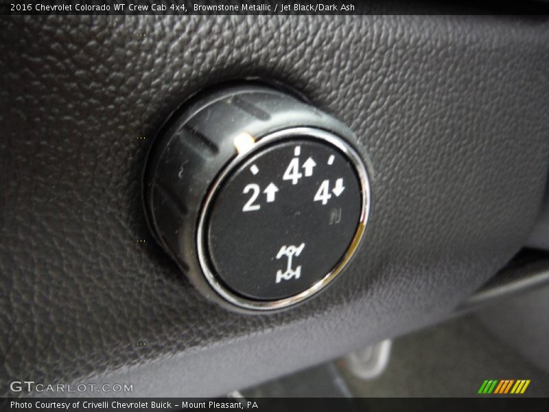Controls of 2016 Colorado WT Crew Cab 4x4