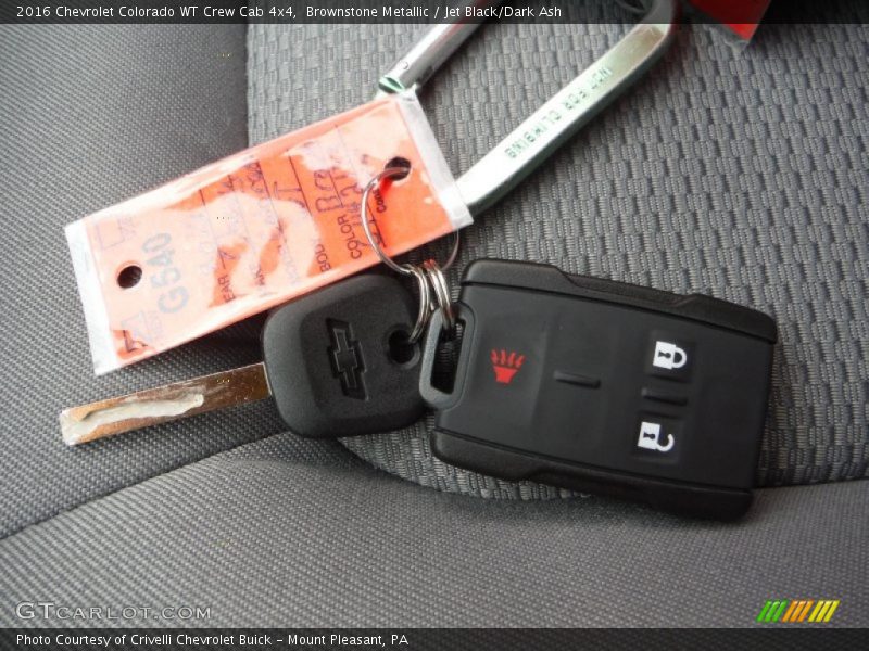 Keys of 2016 Colorado WT Crew Cab 4x4
