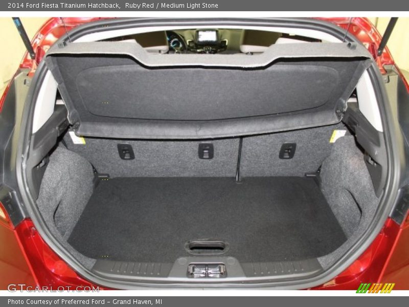 Ruby Red / Medium Light Stone 2014 Ford Fiesta Titanium Hatchback