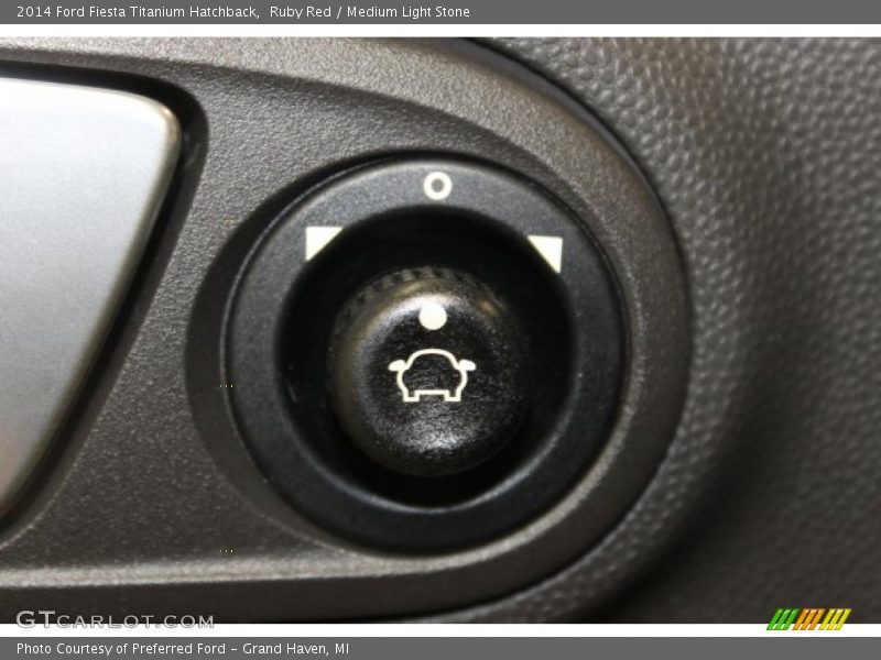 Ruby Red / Medium Light Stone 2014 Ford Fiesta Titanium Hatchback