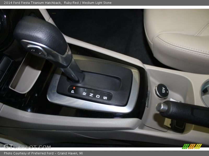 Ruby Red / Medium Light Stone 2014 Ford Fiesta Titanium Hatchback