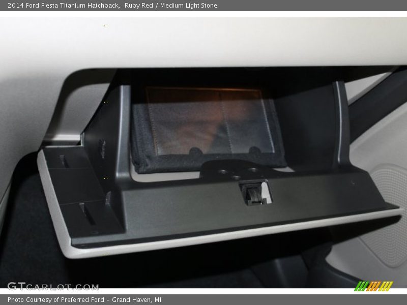 Ruby Red / Medium Light Stone 2014 Ford Fiesta Titanium Hatchback