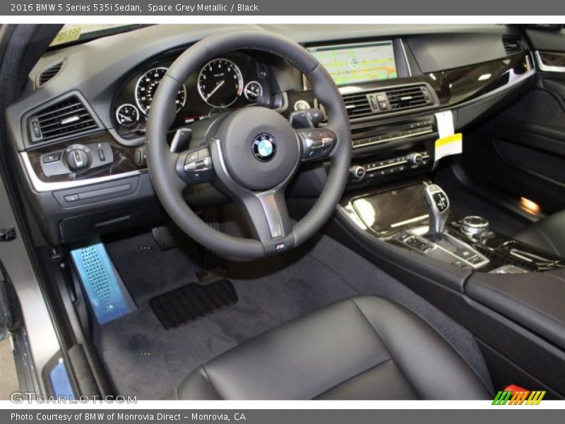 Space Grey Metallic / Black 2016 BMW 5 Series 535i Sedan