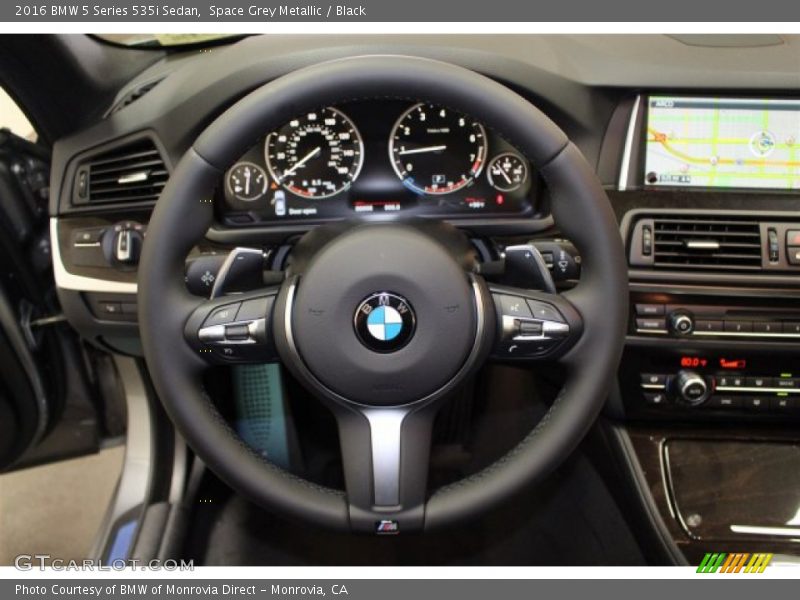 Space Grey Metallic / Black 2016 BMW 5 Series 535i Sedan