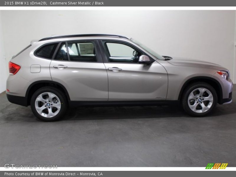 Cashmere Silver Metallic / Black 2015 BMW X1 sDrive28i