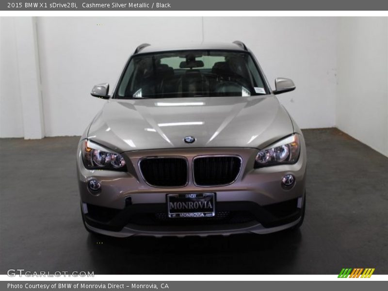Cashmere Silver Metallic / Black 2015 BMW X1 sDrive28i