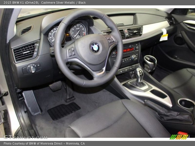 Cashmere Silver Metallic / Black 2015 BMW X1 sDrive28i
