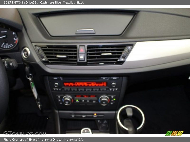 Cashmere Silver Metallic / Black 2015 BMW X1 sDrive28i