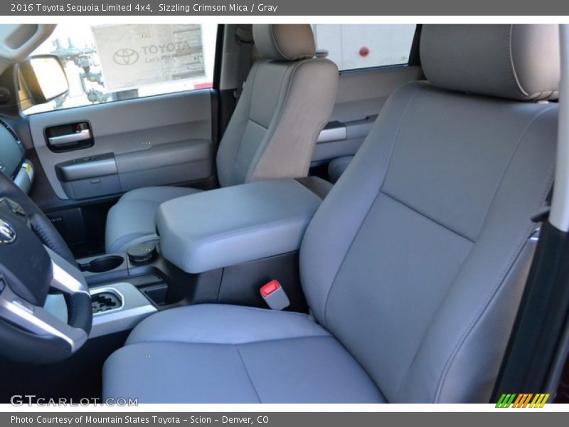 Sizzling Crimson Mica / Gray 2016 Toyota Sequoia Limited 4x4