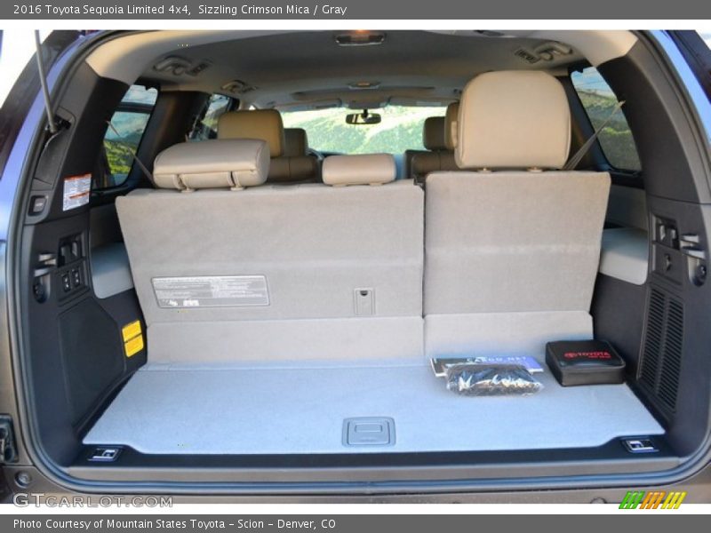 Sizzling Crimson Mica / Gray 2016 Toyota Sequoia Limited 4x4