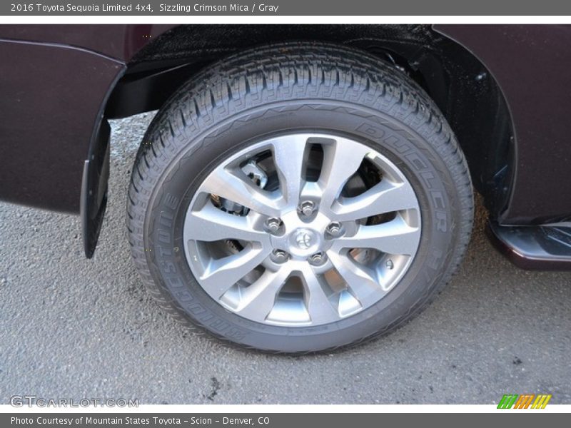 Sizzling Crimson Mica / Gray 2016 Toyota Sequoia Limited 4x4