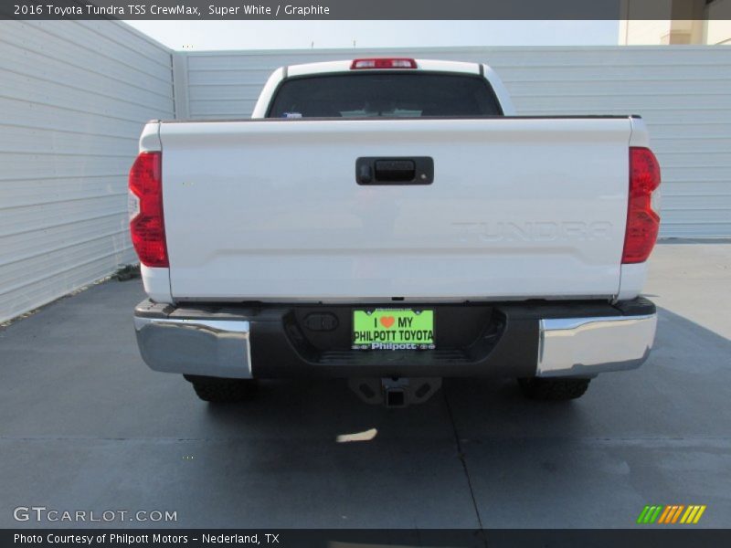 Super White / Graphite 2016 Toyota Tundra TSS CrewMax