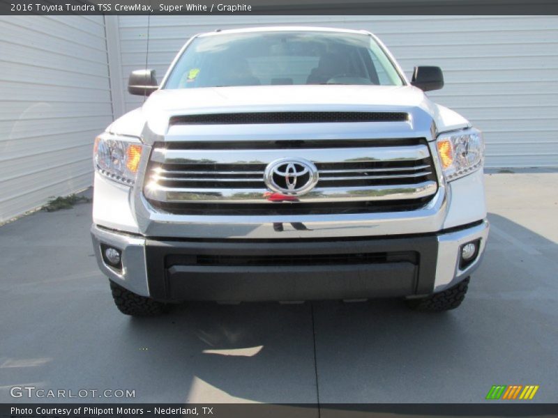 Super White / Graphite 2016 Toyota Tundra TSS CrewMax