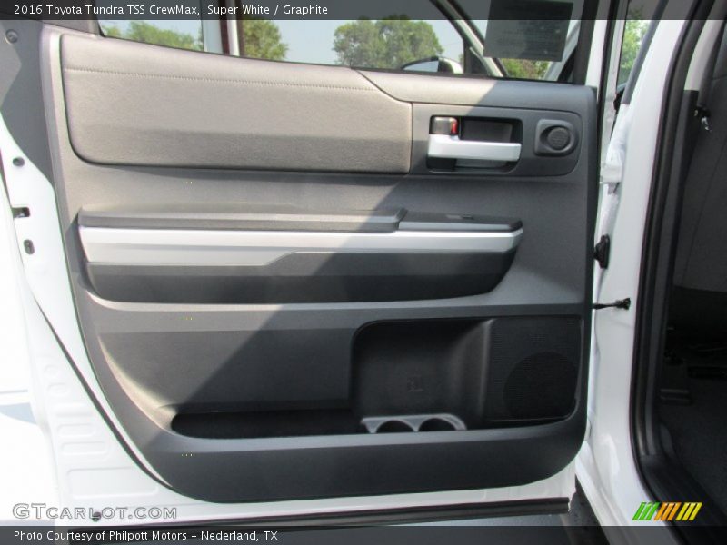Super White / Graphite 2016 Toyota Tundra TSS CrewMax