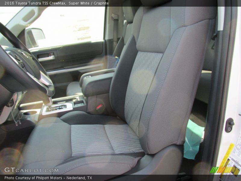 Super White / Graphite 2016 Toyota Tundra TSS CrewMax