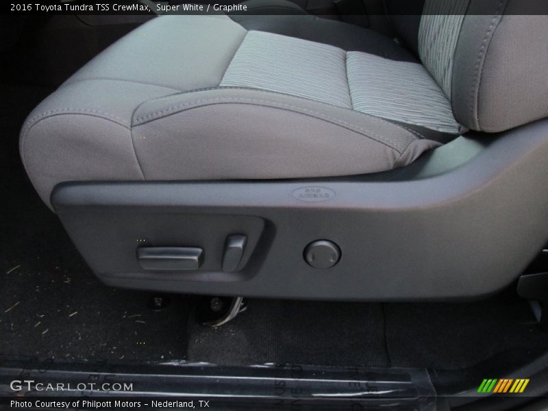Super White / Graphite 2016 Toyota Tundra TSS CrewMax
