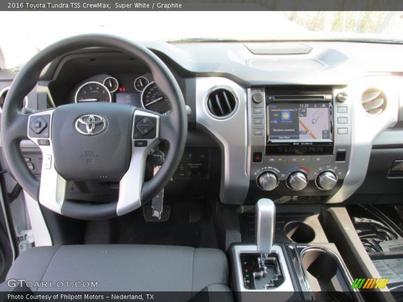 Super White / Graphite 2016 Toyota Tundra TSS CrewMax