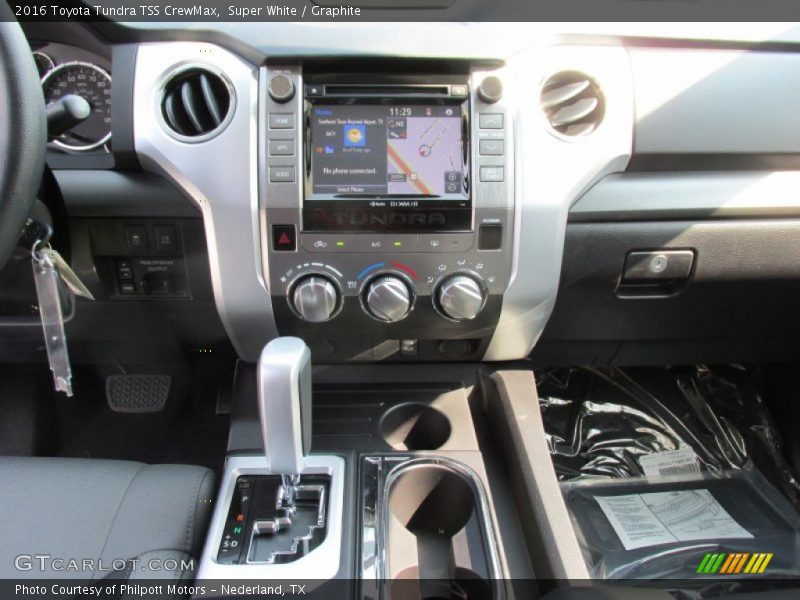Super White / Graphite 2016 Toyota Tundra TSS CrewMax