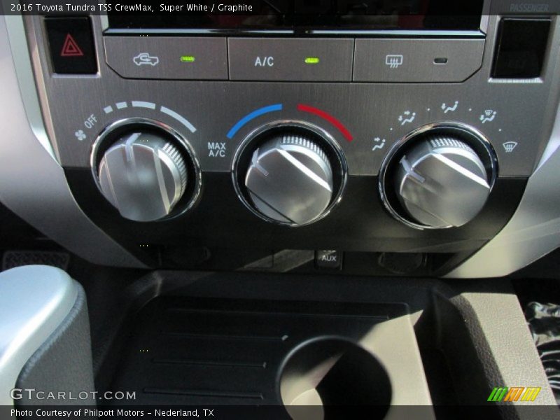 Super White / Graphite 2016 Toyota Tundra TSS CrewMax