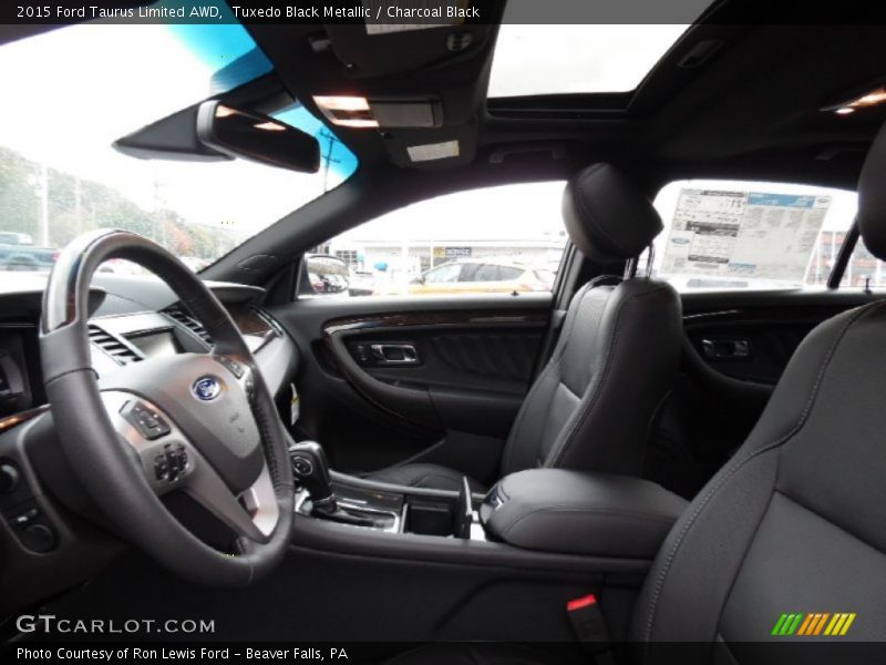 Tuxedo Black Metallic / Charcoal Black 2015 Ford Taurus Limited AWD