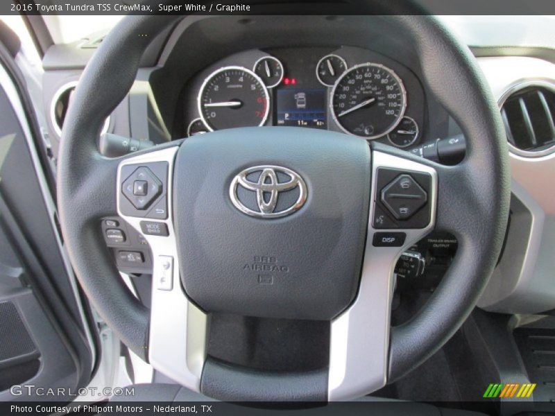 Super White / Graphite 2016 Toyota Tundra TSS CrewMax