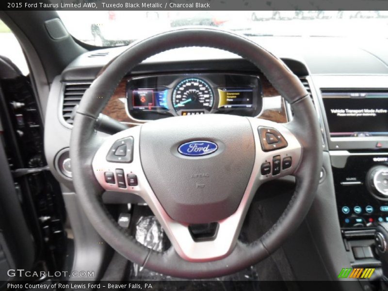 Tuxedo Black Metallic / Charcoal Black 2015 Ford Taurus Limited AWD