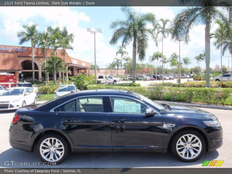 Dark Side Metallic / Dune 2015 Ford Taurus Limited