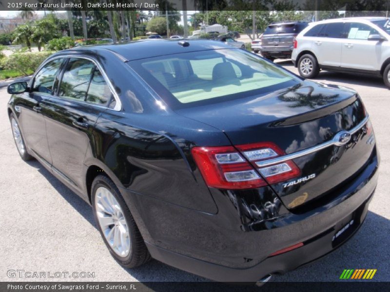 Dark Side Metallic / Dune 2015 Ford Taurus Limited