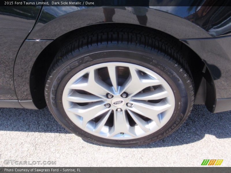 Dark Side Metallic / Dune 2015 Ford Taurus Limited