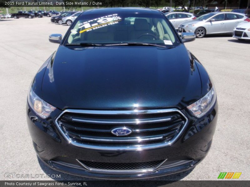 Dark Side Metallic / Dune 2015 Ford Taurus Limited