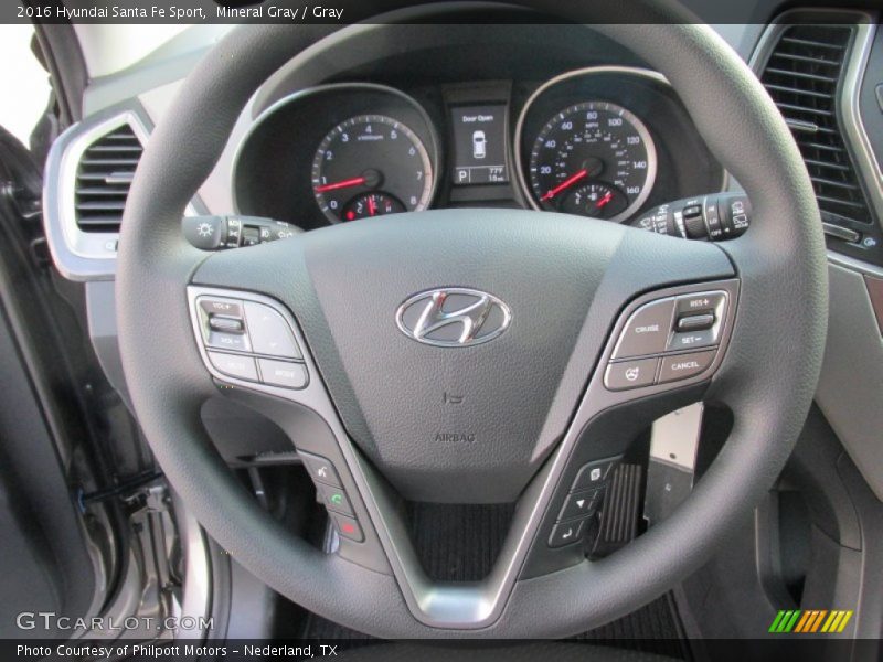 Mineral Gray / Gray 2016 Hyundai Santa Fe Sport