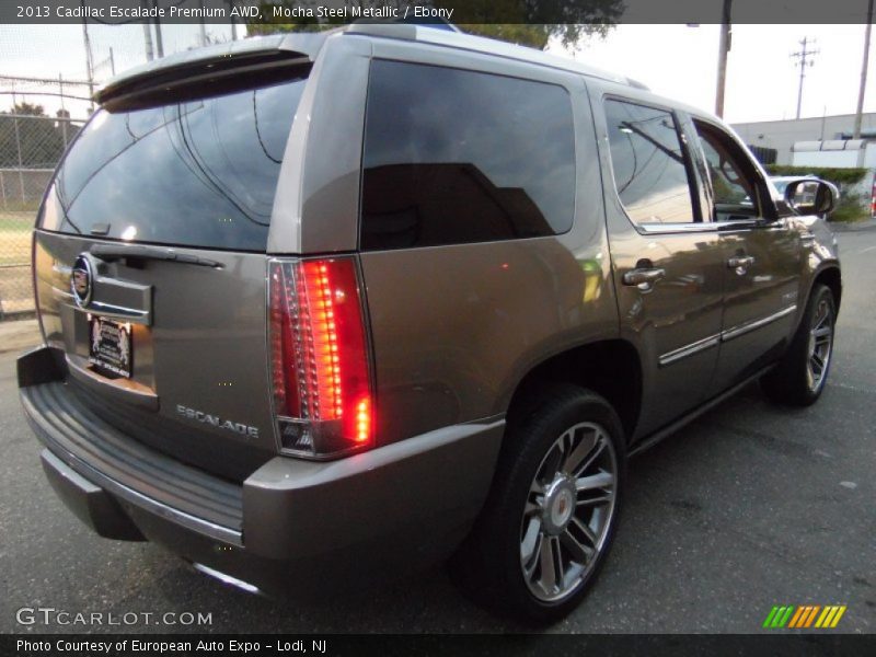 Mocha Steel Metallic / Ebony 2013 Cadillac Escalade Premium AWD