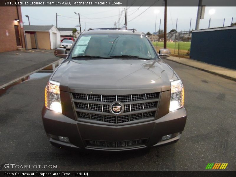 Mocha Steel Metallic / Ebony 2013 Cadillac Escalade Premium AWD