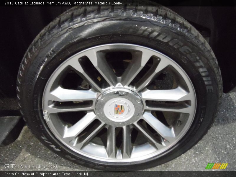 Mocha Steel Metallic / Ebony 2013 Cadillac Escalade Premium AWD