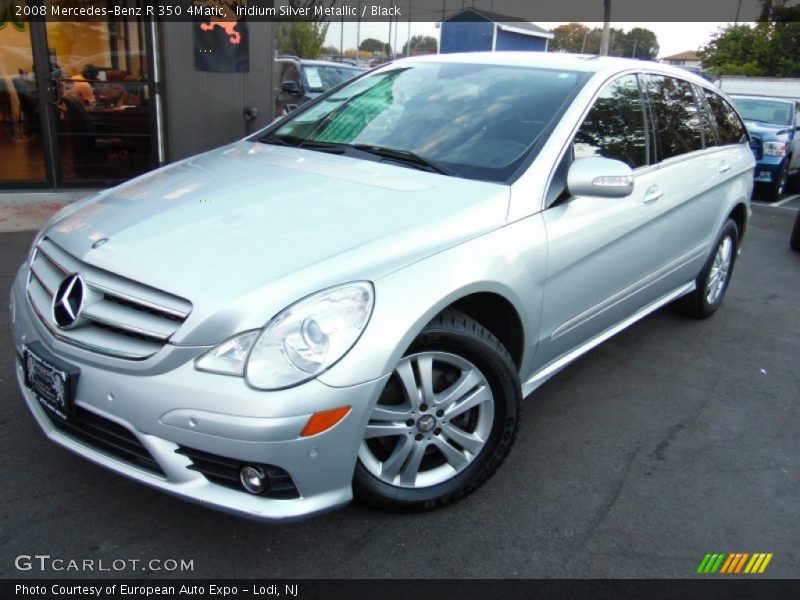 Iridium Silver Metallic / Black 2008 Mercedes-Benz R 350 4Matic