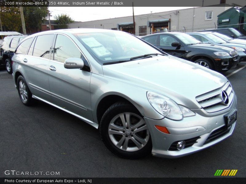 Iridium Silver Metallic / Black 2008 Mercedes-Benz R 350 4Matic