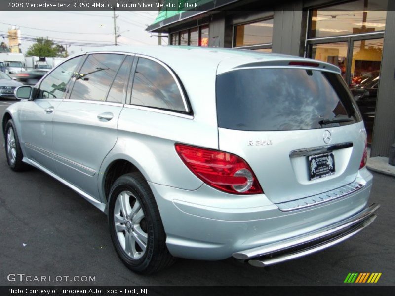 Iridium Silver Metallic / Black 2008 Mercedes-Benz R 350 4Matic